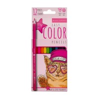 Карандаши цветные 12шт EasyColor 3-гранные, деревянные 30-0028 Bruno Visconti 12/240 Карандаши цветные 12шт EasyColor 3-гранные, деревянные 30-0028 Bruno Visconti 12/240