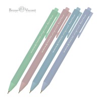 Ручка шариковая автоматическая PointClick Zefir синяя 0,38мм 20-0377 Bruno Visconti 24/288