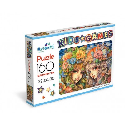 Оригами Пазл 160 KidsGames Подружки 08553 Россия