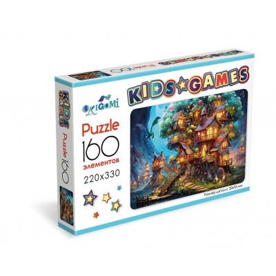 Оригами Пазл 160 KidsGames Домик на дереве 08552 Россия