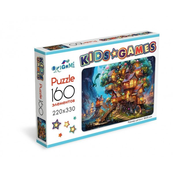 Оригами Пазл 160 KidsGames Домик на дереве 08552 Россия