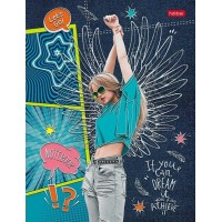Блокнот 80 листов А5 клетка, твердая обложка Бизнес Street Style 60г/м2 5-цветный блок, матовая ламинация, 3D фольга 80ББ5лофВ1_30952 Хатбер  085274