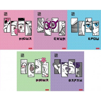 Тетрадь 48 листов А5 клетка Смешарики 65г/м2 48Т5вмВ1 Хатбер 5/100 084247