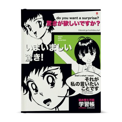 Тетрадь 80 листов А5 на кольцах, клетка MANGA ANIME глянцевая ламинация 60г/м2 7-80-081/04 Альт