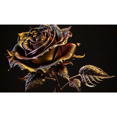 Мозаика алмазная холст на подрамнике 30х40 Неувядаемая роза  полная выкладка 30 цветов НД-0564 Рыжий кот