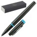 Ручка подарочная роллер Т315 IM Vibrant Rings Marine Blue PVD F черная, подарочная упаковка CW2172860 Parker  1846285