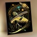 Картина по номерам холст на подрамнике 40х50 Путешествие по галактике с поталью 18 цветов BHR0578 Молли