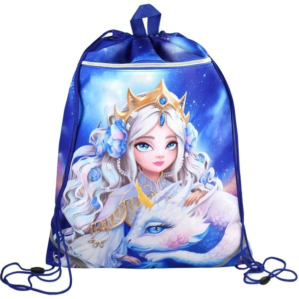 Мешок для сменной обуви 36х48см полиэстер Принцесса с драконом 66175 Феникс