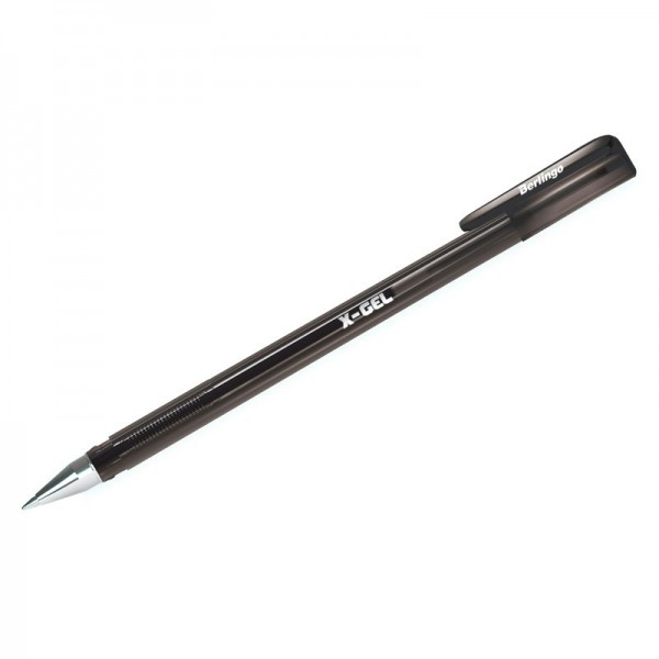 Ручка гелевая X-Gel черная 0,5мм CGp_50120 Berlingo 12/144 243033