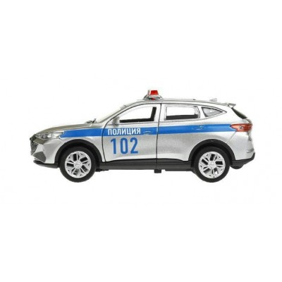 Технопарк Игрушка   Машина. Haval F7. Полиция/12 см, металл, свет, звук, откр.  двери, багажник, инерц F7-12SLPOL-SR Китай