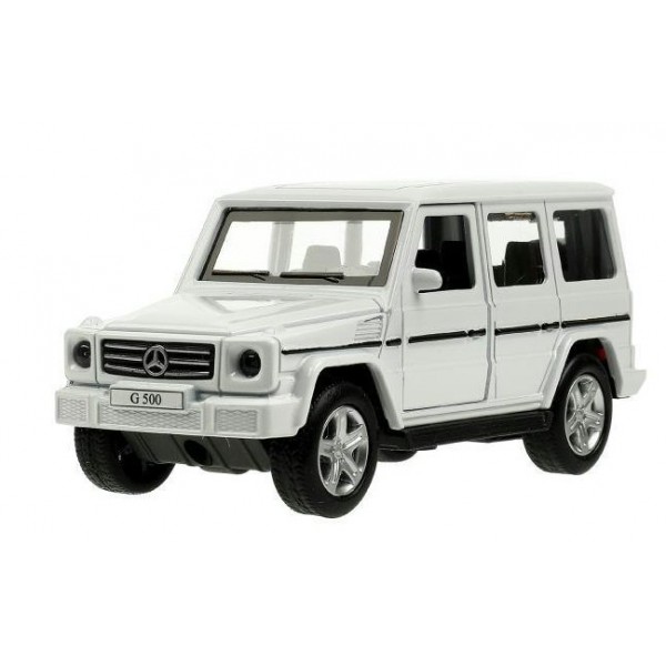 Технопарк Игрушка   Машина. Mercedes - Benz G/12 см, металл, откр. двери, багажник, белый GCLASS-12-WH Китай