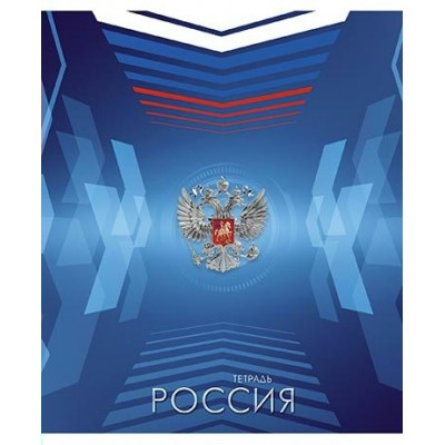 Тетрадь 48 листов А5 клетка Герб на голубом 60г/м2 С2797-15 КТС 10/80