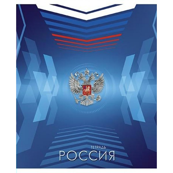 Тетрадь 48 листов А5 клетка Герб на голубом 60г/м2 С2797-15 КТС 10/80