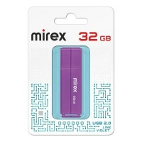 Флэш-карта 32GB Line violet ecopack 13600-FMULVT32 Mirex