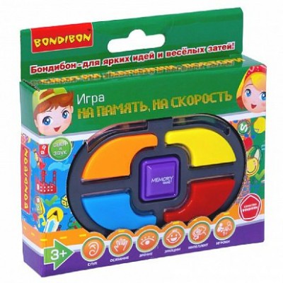 BONDIBON Игра   На память, на скорость/свет, звук ВВ5890 Китай