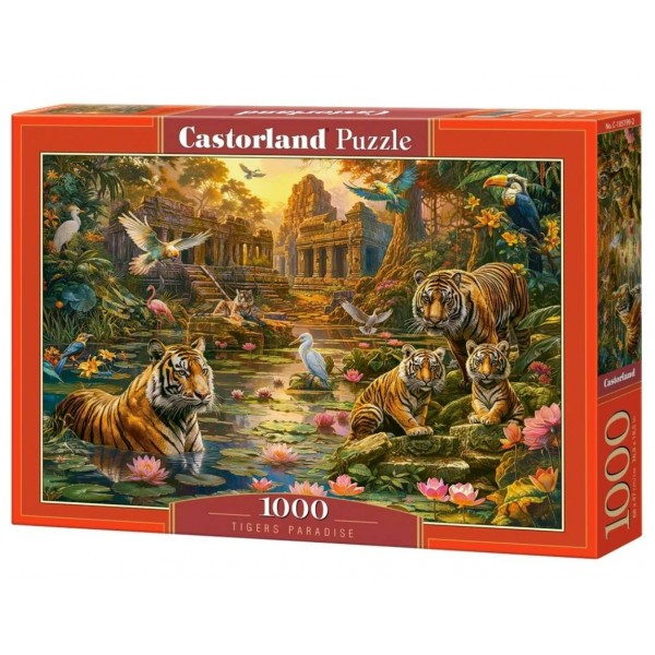 Castor Land Пазл 1000  Тигровый рай С-105199 Россия