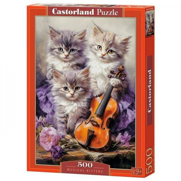 Castor Land Пазл 500  Музыкальные котята В-53988 Россия