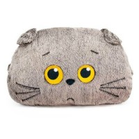 Budi Basa Игрушка   Подушка автомобильная. Кот Басик, мягкая, 24 см Kp24-258 Россия