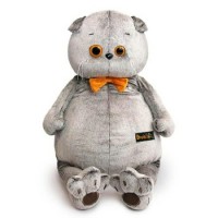 Budi Basa Игрушка  МультСериал Кот Басик с бархатным бантом/мягкая, 60 см Ks60-01 Россия