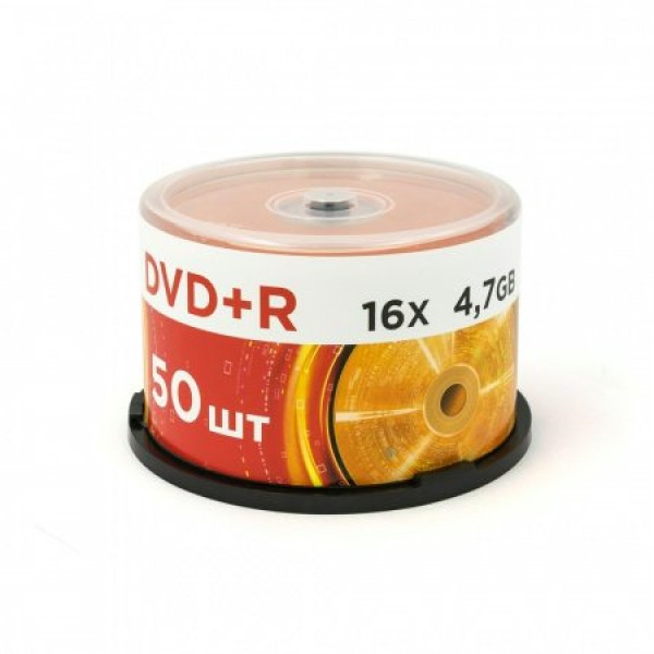 Диск DVD+R 4.7Gb 16x Cake box 50шт UL130013A1B Mirex 50/300