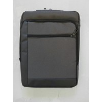 Рюкзак  40х28х17см 1 отделение на молнии, отделение для ноутбука, 2 кармана, USB-порт, уплотненные спинка и лямки, черный  Sanvero  BP27003