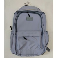 Рюкзак  42х30х21см 1 отделение на молнии, 3 кармана, пулеры со светоотражателями, серо-голубой  Sanvero  BP19013 Рюкзак  42х30х21см 1 отделение на молнии, 3 кармана, пулеры со светоотражателями, серо-голубой  Sanvero  BP19013