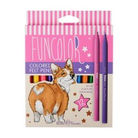 Фломастеры 12 цветов FunColor вентилируемый колпачок 32-0067 Bruno Visconti 24/144