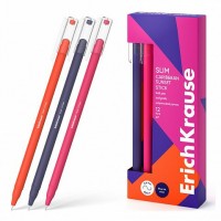 Ручка шариковая Slim Stick Caribbean Sunset синяя 0,7мм 61046 ErichKrause 12/144
