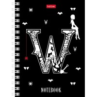 Книжка записная 140 листов А6 клетка, гребень W-wednesday 60г/м2 140ЗК6В1гр Хатбер  083552