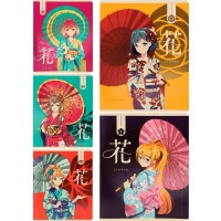 Тетрадь 48 листов А5 клетка Collezione. Девушка с зонтиком твин-лак, фольга 48-7024 ПрофПресс 5/80 Тетрадь 48 листов А5 клетка Collezione. Девушка с зонтиком твин-лак, фольга 48-7024 ПрофПресс 5/80