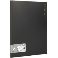 Папка 30 вкладышей A4 Nusign черная  Deli  NS517-BK