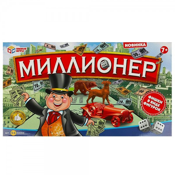 Умные игры Игра   Миллионер D105-H24015-R Россия