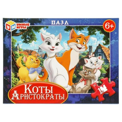 Умные игры Пазл 104  Коты Аристократы  Россия