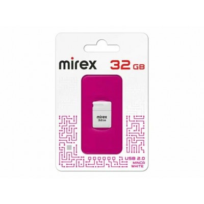 Флэш-карта 32GB Minca white ecopack 13600-FM3MWT32 Mirex