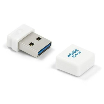 Флэш-карта 64GB Minca white ecopack 13600-FM3MWT64 Mirex