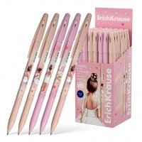 Ручка шариковая R-301 Pointes Stick&Grip синяя  0,7мм 61004 ErichKrause