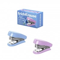 Степлер №24 15 листов Clippy Mini Pastel Bloom 24/6 26/6 мини ассорти 61742 ErichKrause 24/432