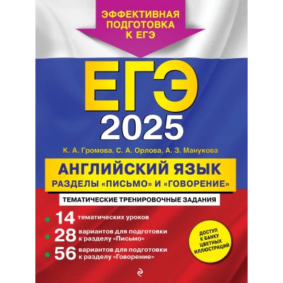 ЕГЭ 2025. Английский язык. Разделы 