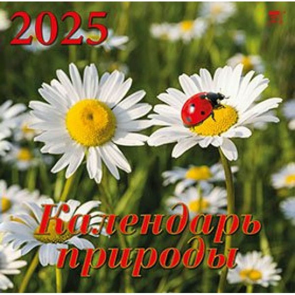 ДеньЗаДнем/Календарь настенный перекидной на скрепке 2025. Календарь природы/300 х 300/70508/