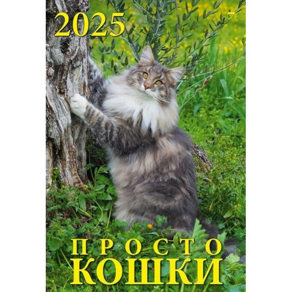 ДеньЗаДнем/Календарь настенный перекидной на спирали 2025. Просто кошки/350 х 500/12510/