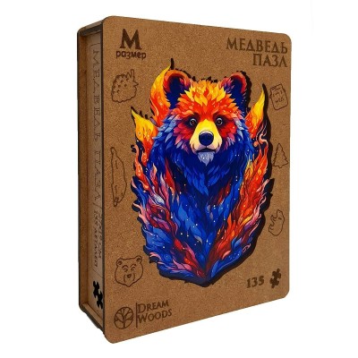 DreamWoods Пазл  ФигурнПазлы Медвель/дерев P-031 Россия