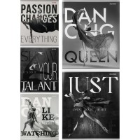 Тетрадь 48 листов А5 клетка Балет на обложке блестки 48-5131 ПрофПресс 10/100