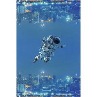 Книжка записная 64 листа А6 110х145 клетка, твердая обложка Космическое настроение ламинация Chameleon 60г/м2 КЗ6644121 Эксмо