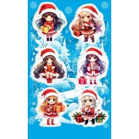Мир открыток/Наклейка. Новогодние - Анимешки/0-11-5227/ Мир открыток/Наклейка. Новогодние - Анимешки/0-11-5227/