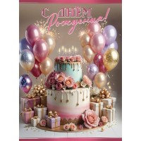 Праздник/Открытка С Днем рождения!/1804902/
