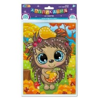 Аппликация из пайеток 17х23 Ежик SEQPACK-112294 МультиАрт