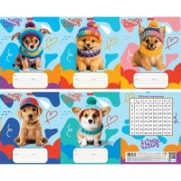 Тетрадь 12 листов А5 клетка Мы песики! 65г/м2 12Т5В1 Хатбер 10/140 089268 Тетрадь 12 листов А5 клетка Мы песики! 65г/м2 12Т5В1 Хатбер 10/140 089268