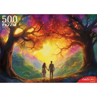 Рыжий кот Пазл 500  Сказочный лес П500-0502 Россия