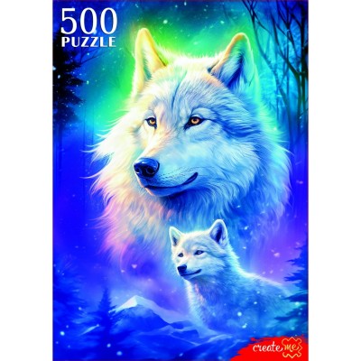 Рыжий кот Пазл 500  Снежные волки П500-0503 Россия