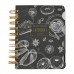 Книжка записная 120 листов А5 линия, в точку, гребень, твердая обложка Art journal Caffe nero Time бежевая бумага, с разделителями 80г/м2 3-567/11 Bruno Visconti 8/48